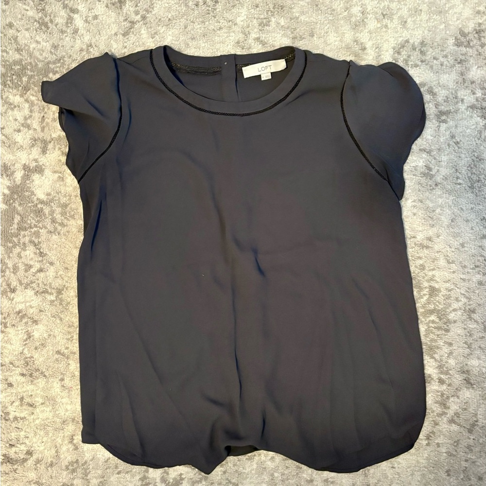 LOFT Gray Women's Top